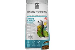 HARI Hagen Tropican: Lifetime Formula 80530 Fågelmat, Brun, 820 g