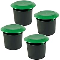 Bierfalle für Schnecken, 4 Stück Keine Chemikalien notwendig. Sicher für Kinder und Haustiere.