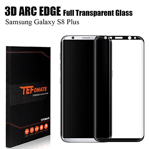 Avis Verre Trempe Galaxy S8 Plus, TEFOMATE® Transparent Protection ecran Verre Trempé Tempered Glass Screen Protector pour Samsung Galaxy S8 Plus 6.2" [Incurvé 3D] 