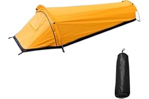 UEZETH Tente pour 1 personne, tente pour un homme, tente pour un homme, tente de camping à dos, tente de camping ultralégère pour une seule personne, sac de couchage imperméable pour randonnée, alpinisme,