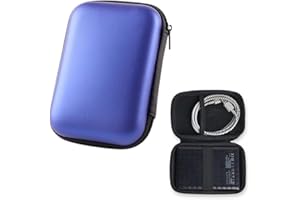 RAROUYI Custodia per disco rigido per hard disk da 2,5 pollici e Ssd robusta custodia antiurto per portatile e estrema portatile Ssd esterno hard disk da viaggio custodia custodia
