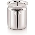 MARU Stainless Steel Ghee Pot Container For Kitchen | Ghee Dispenser For Kitchen | Multipurpose Oil Containers For Kitchen Steel With Mirror Finish 800ml, Silver