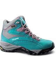 Trezeta - Zapatillas de senderismo de Piel para mujer verde Verde oscuro