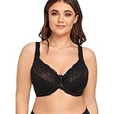 Ayigedu UK Ladies Super Plus Size Full Coverage Bra Non Padded Underwire Minimizer Bras