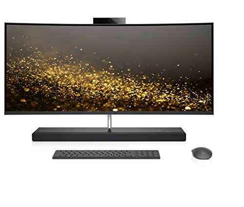 'HP ENVY Curved 34-b073ns – 34-All in One Desktop-PC (Intel Core i7 – 7700T, 16 GB RAM, 2TB HDD, 256 GB SSD, NVIDIA GeForce GTX 950 M,...