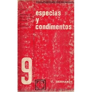 Especias y condimentos (Ciencia y Tecnologia de la Carne)