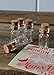 NO:1 Mini Transparent Empty Cork Glass DIY Vial Wish Decorative Bottle - 10x18mm