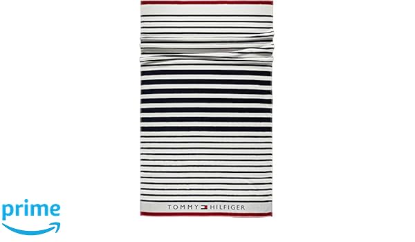 Serviette De Plage De Coton à Rayures Tommy Hilfilger Sailor