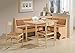 Produktbild Beauty.Scouts Eckbankgruppe 'Mira' Essgruppe 166 x 126 x 83 Tisch 2 Stühle modern Buche Dekor terracotta Eckbank Küchentisch 4-teilig Landhaus Küche