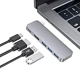 USB C HUB pour MacBook Pro 2016/2017/2018,Adaptateur Hub 3 ports USB 3.0,Type C Hub avec HDMI 4K,Power Delivery Compatible avec MacBook Air 2018 HDMI Google Chromebook Pixel,HUAWEI MateBook