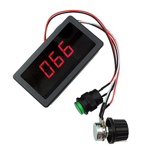 lejin Digital LED DC regolatore di velocità del motore PWM Stufe Loser regolatore di velocità con display digitale DC 6 V 12 V 24 V Max. 8 a motore