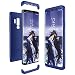 Produktbild CE-Link Kompatibel mit Samsung Galaxy S9 Plus S9+ Hülle Hardcase 3 in 1 Handyhülle Ultra Dünn Hartschale 360 Grad Full Body Schutz Hart PC Skin Rückdeckel Bumper - Blau