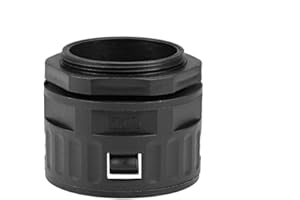 sourcing map Glándula de cable de Conector de tubo corrugado AD54.5 Conjunto de Abrazaderas de unión de tubería de tornillo M50 1Pcs