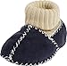 Playshoes GmbH Unisex Baby Lambskin Look Knitted Wrist Crawling Shoes, Blue (Navy), 4 Child UK 20/21 EU