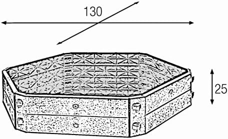 KHW 55019 Garden Rapid Composter/Extended Set in Box, Grey, 43 x 6 x 140 cm