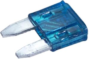 KAFTON 10 Pcs Mini Blade Fuses 15 Amp Blue