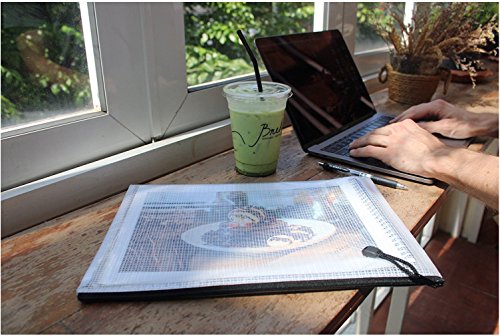 Fermeture-clair-fichier-Sacs-pochettes-en-maille-Document-Lock-fichier-de-stockage-Pochettes-avec-tanche-pour-organiser-vos-Fournitures-cosmtiques-accessoires-de-voyage--lcole-bureau-Devoirs-12-pices-