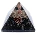 Produktbild Orgon-Generator Turmalin schwarz Pyramide (7cm x 7cm), Orgonit aus Edelsteinen und Metallen, wandelt negative energie in positive energie