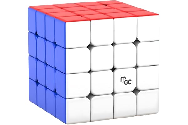 Bukefuno Yongjun MGC 4 x 4 M magnetisk hastighetsspetskub YJ MGC 4 x 4 M magisk kub magnetisk klistermärke lös