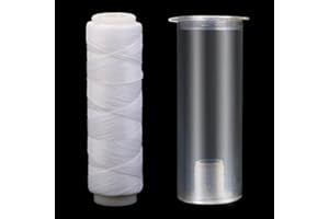 Yerleomit 200M Angelschnur Transparent, 0.15mm Nylon Angelschnur Nylonfaden Fishing Line Faden Transparent Reißfest Angelschnüre Nylonschnur Angelsehne für Meeresangeln Köder Angelzubehör