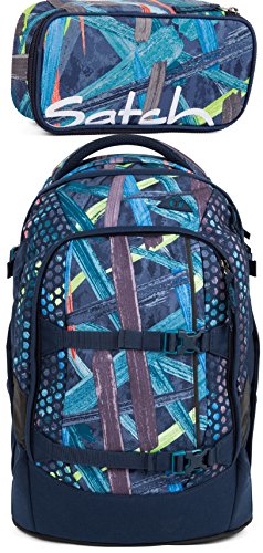 Preisvergleich Produktbild satch pack Splashy Lazer 2er Set Rucksack & Schlamperbox