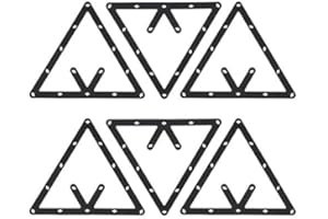 VGEBY1 billard Dreieck Rack, 6 Teile/Satz Billard Triangel Pool Billard Rack Billardtisch Ballhalter Positionierung Rack Billard Zubehör
