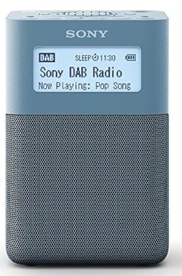 Sony radio portable digitale stéréo sony xdr-v20dl dab/fm bleue