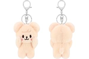 FiveMileBro Stray Kids SKZoo Magnetischer Plüsch-Schlüsselanhänger 10 cm 'ATE' mit Magnetschnalle, Niedlicher Rucksack & Schlüsselbund Anhänger für STAY Fans