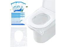 50 PCS Travel Disposable Toilet Seat Cover Waterproof Portable WC Pad Toilet Mat For Baby Pregnant Mom,Independent Packing