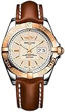 Breitling Herren-Armbanduhr Breitling Galactic 41 Analog Automatik Leder Braun C49350L2/G701/425X