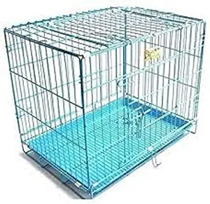 HANU Single-Door Folding Metal Dog Cage for Puppy 01