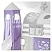 Produktbild Turm Spielturm PRINZESSIN zu Hochbett Spielbett Kinderbett Rutschbett