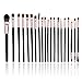 CINEEN 20 Pieces Professional Makeup Brush set, Eyebrow, Eyelash, Eyeshadow, Eyeliner, Lip, Brush Powder Coating Foundation