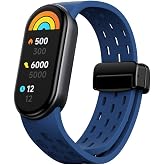 Rongep Xiaomi ile Uyumlu Mi Band 10/9/8 i&ccedil;in Nefes Alabilen Silikon Air Loop Smart Band10 Kordon Manyetik Toka Mekanizmalı De
