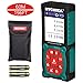 Price comparison product image Laser Measure 60M, HYCHIKA Digital Measure, Accuracy ±1.5mm with LCD Color Display, 2 Laser Modules and 3 Units for m/in/ft, 2 AA Batteries and Carrying Bag