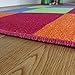 Funky Multi Coloured Non Slip Vibrant Childrens Bedroom Mats 100cm x 150cm