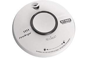 FireAngel ST-622T Thermoptek Smoke Alarm – 10 Year Sealed Lithium Battery, Multi-Sensor Optical Detection, Easy Install, Standalone FireAngel Smoke Alarm for Home