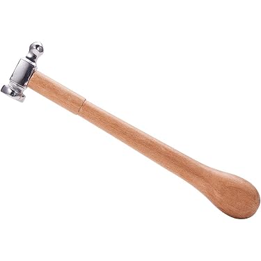 3-teiliges Schmiedehammer-Set: Kreuzstift-, Kugel- Und Flachhammer Für Schmuck & Metall