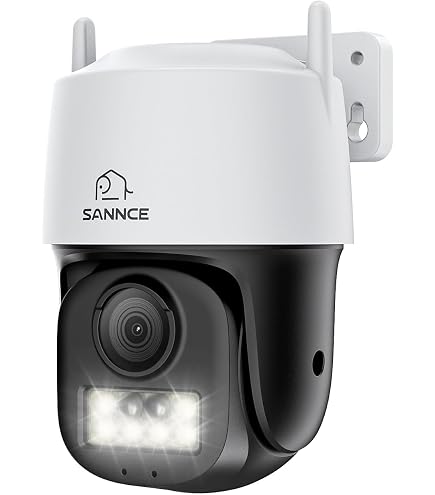 Telecamera PTZ 4K SANNCE Con Zoom Ottico 20X, Inseguimento Automatico E Audio Bidirezionale – Impermeabile IP66