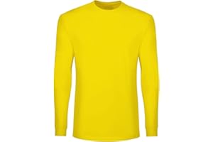 Niscioma T-Shirt a Manica Lunga - Maglia Uomo in Cotone Morbido, Stile Casual e Confortevole per Tutti i Giorni - Maglietta a Maniche Lunghe Trendy con Design Moderno e vestibilità Perfetta