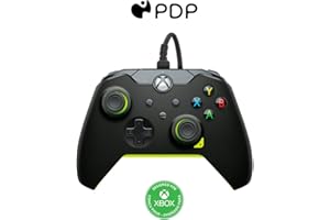PDP Wired mando Electric Black for Xbox Series X|S, Gamepad, Wired Video Game mando, Gaming mando, Xbox One, Officially Licen
