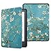 Price comparison product image Fintie Slimshell Case for All-New Kindle (10th Generation, 2019 Release), Lightweight Protective Cover with Auto Sleep/Wake, Not Fit Kindle Paperwhite or Kindle 8th Gen - Blossom