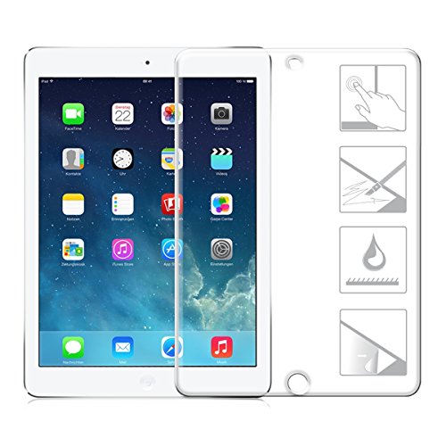 kwmobile Panzerglas Displayschutz matt und entspiegelnd für Apple iPad Air / Air 2 – Schutzglas Schutzfolie Displayschutzfolie - 2