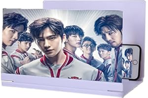 GXDJC Lupa De Pantalla 12/14 / 20 / 26Inch 2021 Versión Más Reciente, For Películas, Videos, Juegos, Amplificador Pantalla Movil, Lupa para Movil For Regalos (Color : White+Glasses, Size : 26inch)