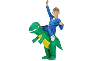 ZAJCI Gonflable Costume de Dinosaure Gonflable Déguisements Costumes Vêtements fête - Dinosaur Costume Gonflables de de Noël Carnaval d'halloween (Dinosaure M)