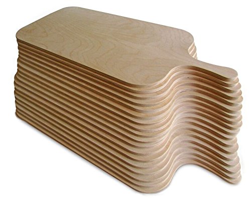 Flammkuchenbrett - formschön & praktisch - Größe L - 18er-Pack