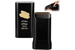 QUIXION HaarfäRbekamm, HaarfäRbestift, Haar Concealer Grauhaarabdeckung, 2-In-1 Instant HaarfäRbestift Mit Integriertem, Wasser- Und SchweißFest FüR Graues Haar Instant Hair Color Stick (Braun)