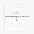 Joma Jewellery A Little Gold FRIENDSHIP Bracelet | 17.5cm Stretch Adjustable Wrist Stacking Bracelet