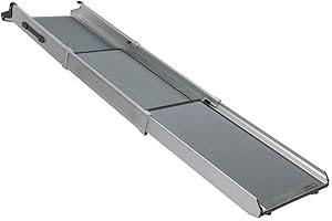 PetSafe Happy Ride Kompakte Teleskop-Hunderampe, Leichteres Ein- und Aussteigen für Hunde, XL, Bis zu 136 kg Tragkraft