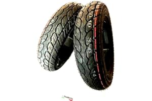 Reifen Allwetter 51J TL Retro Roller A-Line Casabike Reifen Set 3.50-10 & 3.50-10 (M+S) Vorne + Hinten Scooter Motorroller